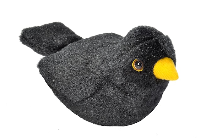 Blackbird Myk leketøy med lyd 15 cm Wild Republic