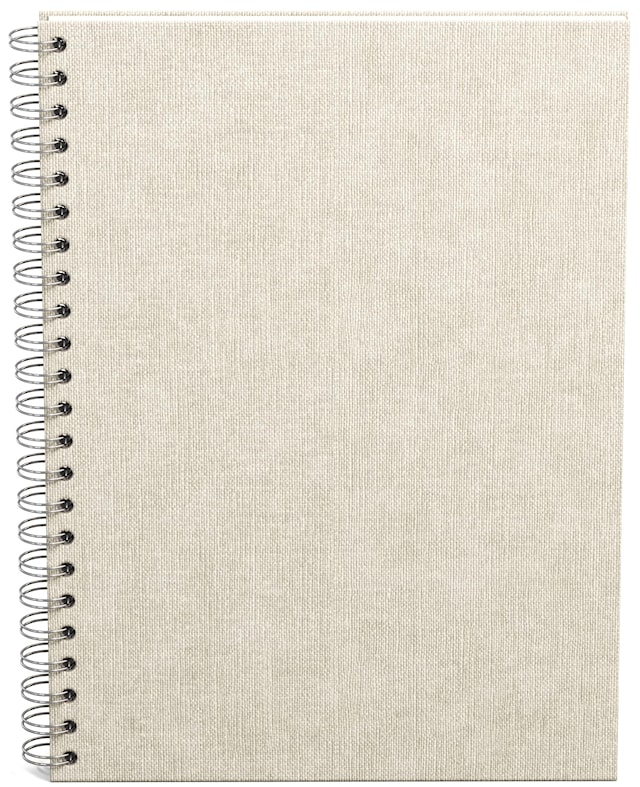 Tuotekuva 1 - Muistikirja A4 Viivattu Linen 90 Sivua Bigso Box of Sweden