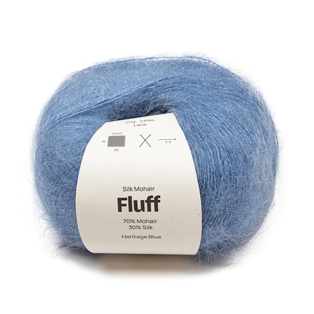 Silkki-Mohair Fluff 25 gr Heritage blue A805 Adlibris