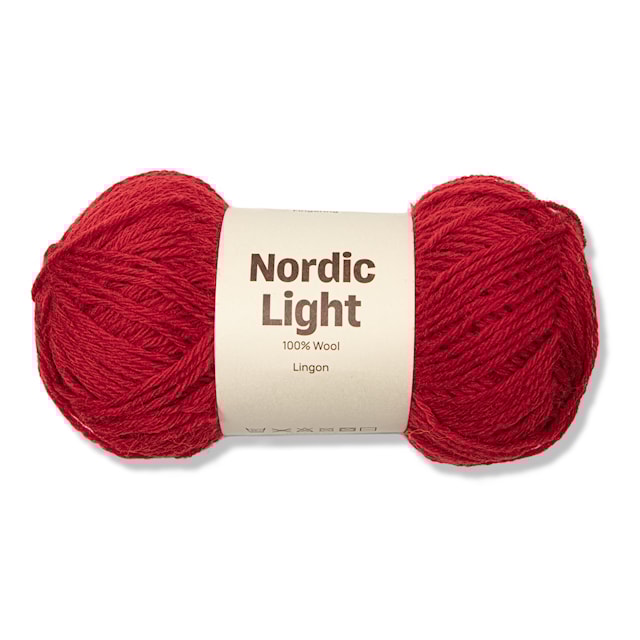 Nordic Light 100% ull 50 gr Lingon Red A830  Adlibris