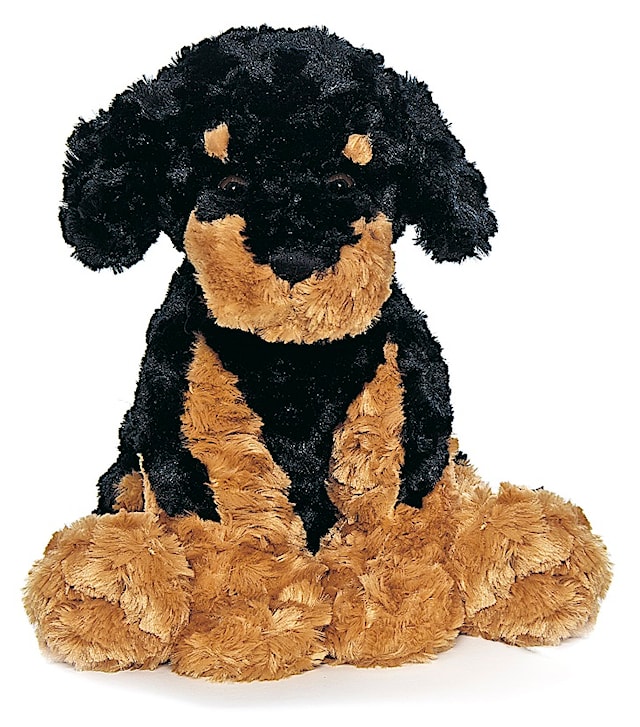 Teddykompaniet Vovvarna 40 cm Brunsvart