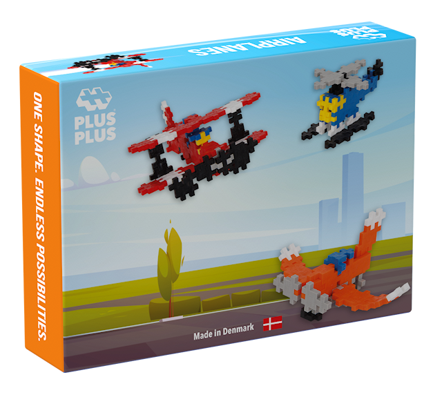 Produktbild 2 för Plus Plus MINI Basic, Flygplan, 170 bitar