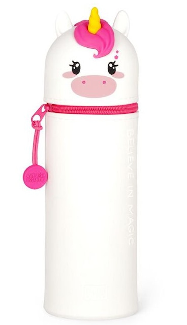 Tuotekuva 1 - Kynäkotelo Unicorn Silikonista Vetoketjulla 18,5 cm Kawaii