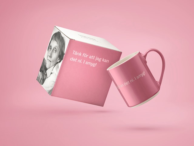 Produktbilde 4 for Kopp Tänk för att jag kan Astrid Lindgren 35 cl Rosa Design House Stockholm