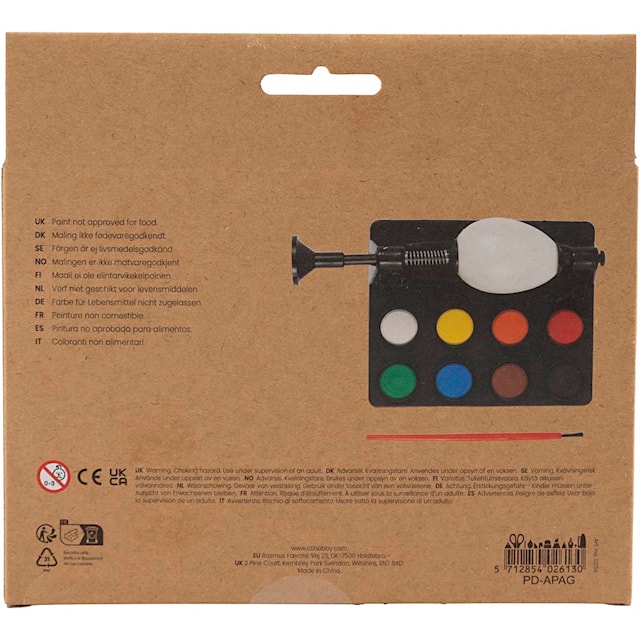 Produktbilde 6 for Eggeholder for maling, L: 16,5 cm, svart, 1 sett