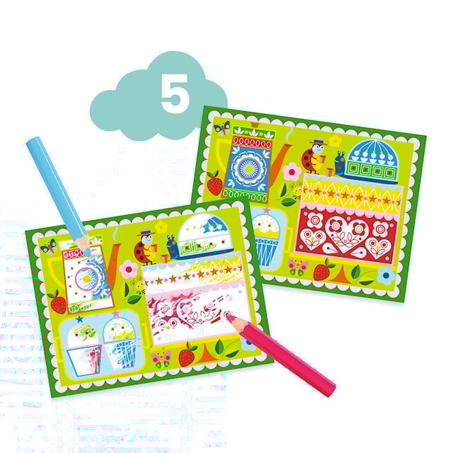 Produktbilde 3 for Stort kreativt håndverkssett for den yngste Djeco