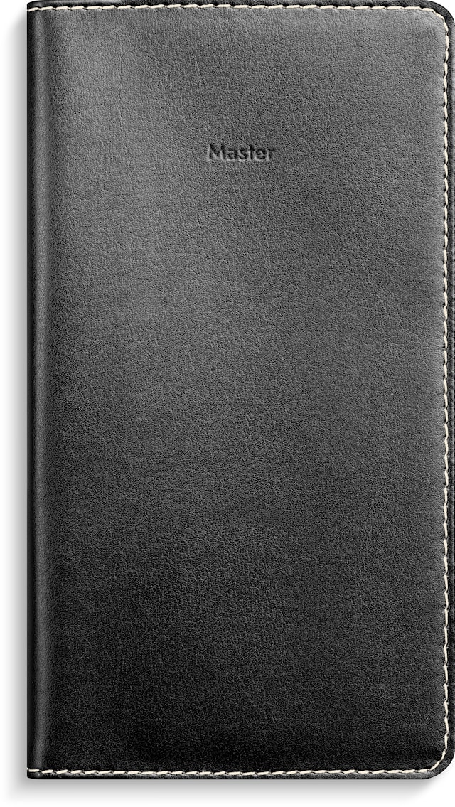 Tuotekuva 1 - Kalender 2026 Master Konstläder Svart Burde