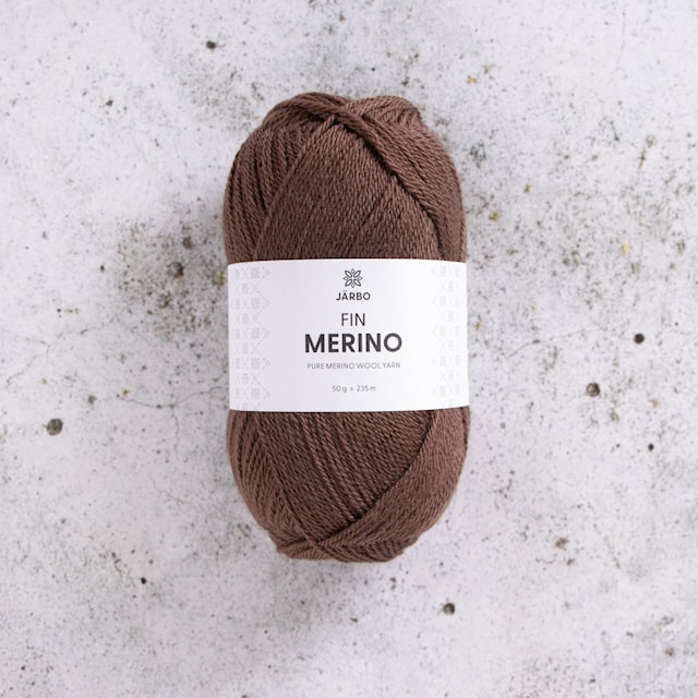 Fin Merino 50g Brown Wood (22) Järbo
