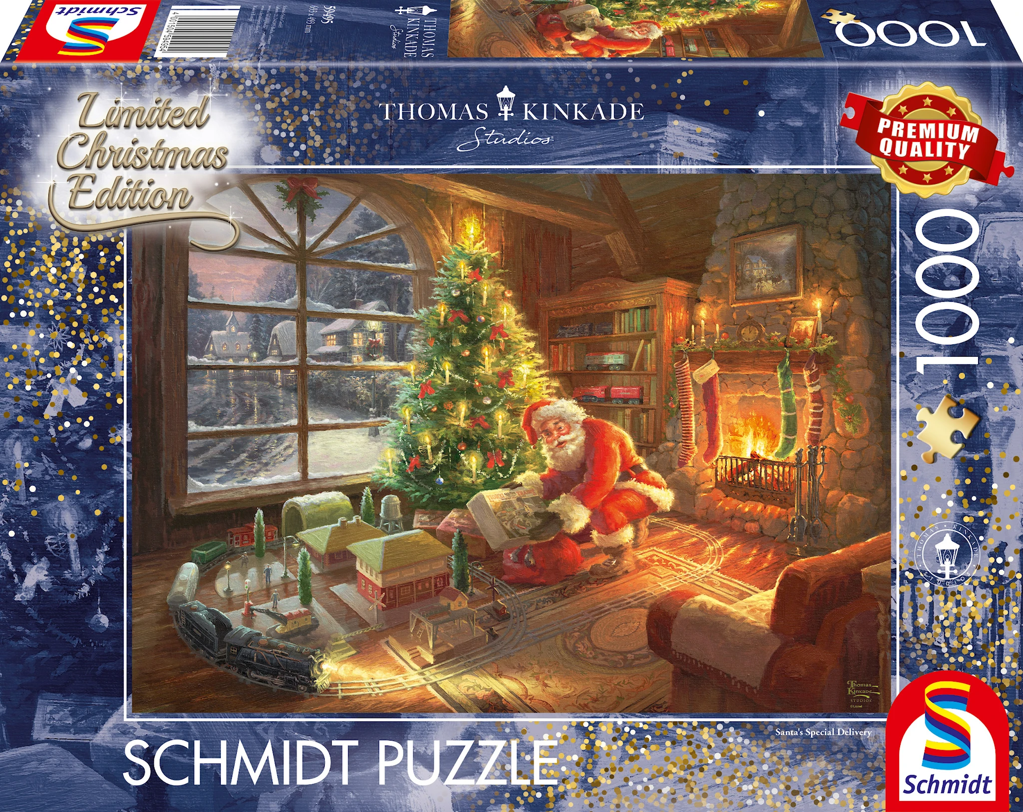 Produktbilde for lSanta Claus Is Here! Limited Edition Puslespill 1000 Brikker Schmidt