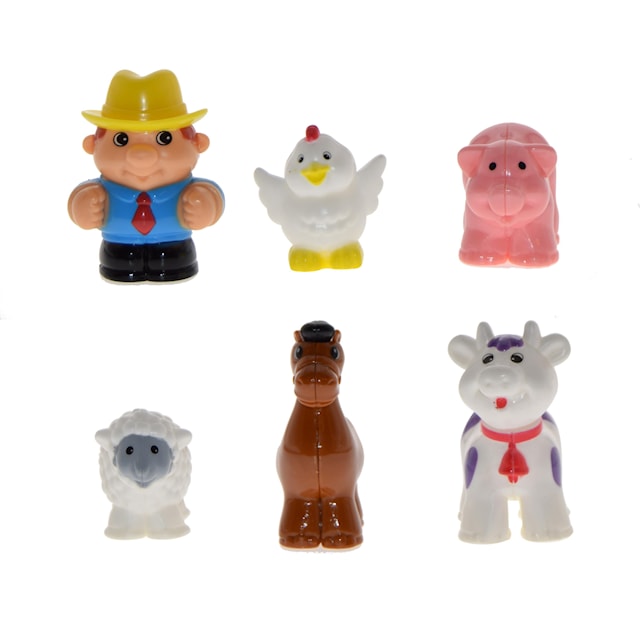 Produktbilde 2 for Traktor med vogn og dyr Happy Baby