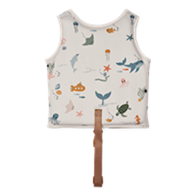 Produktbild 4 för Dove Simväst 19-30 kg Sea Creature/Sandy Liewood