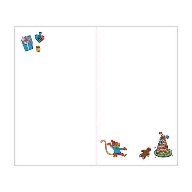 Produktbilde 2 for Julekort 12x17 Pippi