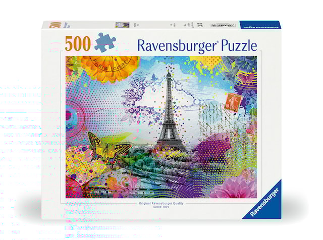 Produktbilde 1 for Pussel Postcard from Paris 500 bitar, Ravensburger