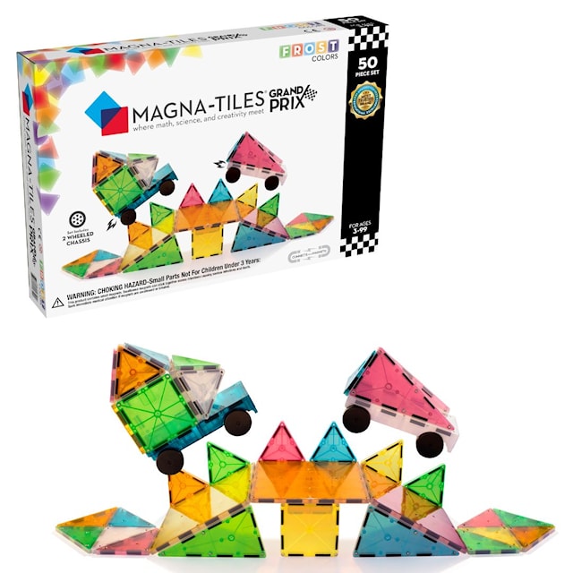 Produktbild 2 för Magna-Tiles Grand Prix Frost 50 Delar