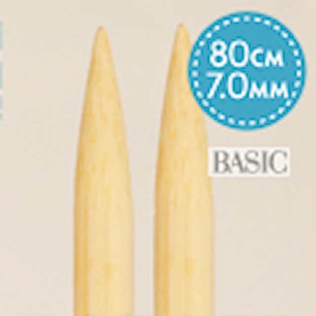 Basic Pyöröpuikot Koivu 80 cm 7,00 mm Drops