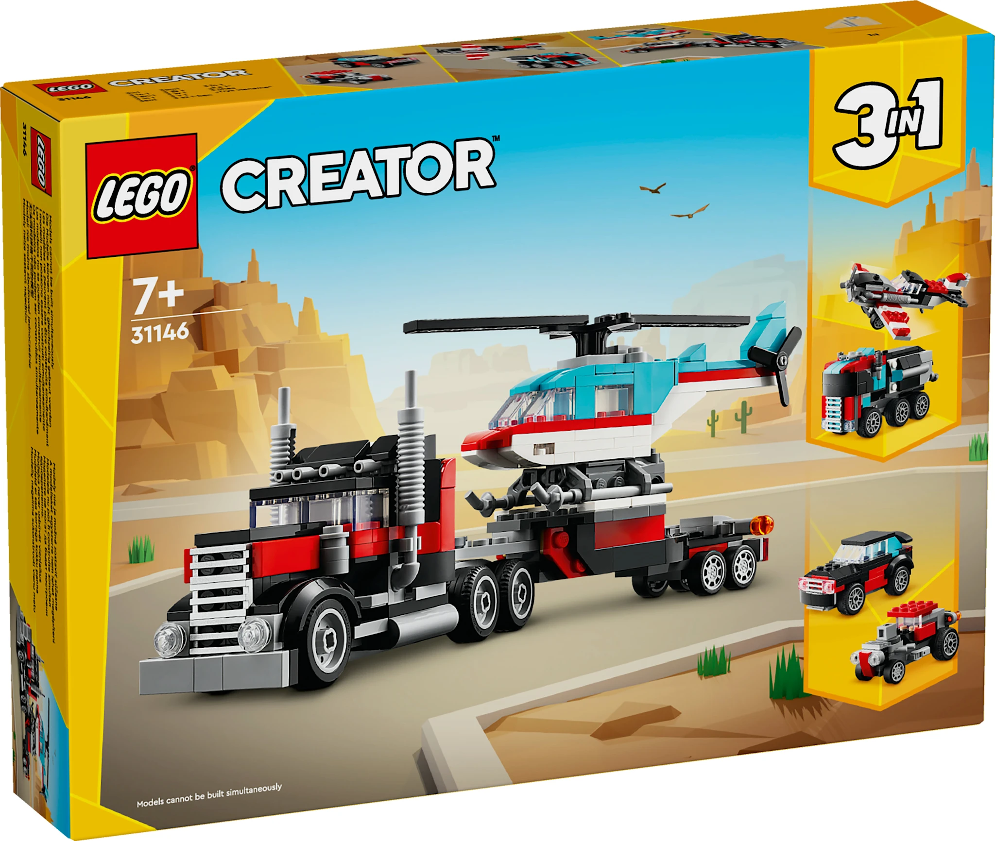 Tuotekuva ille Lava-auto ja helikopteri LEGO® Creator (31146)