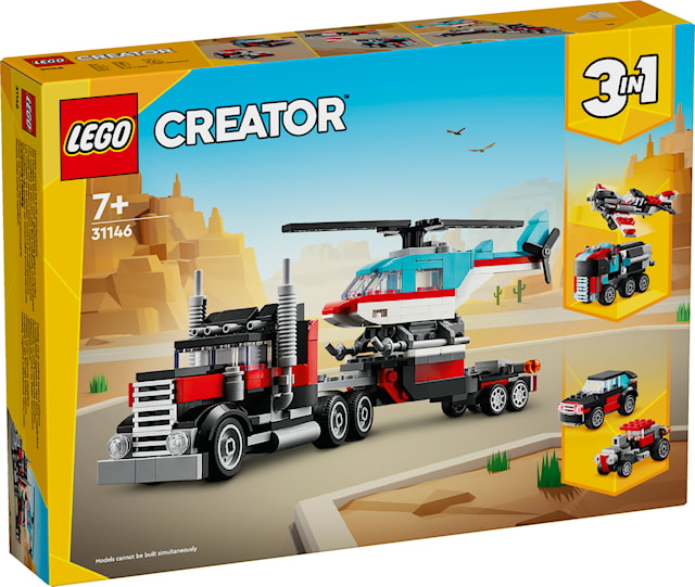 Produktbilde 1 for Trailer med helikopter LEGO® Creator (31146)