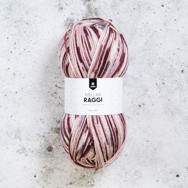 Tuotekuva 1 - Mellanraggi Garn Lanka Villasekoite 100 g Rosette Carpet (28442) Järbo