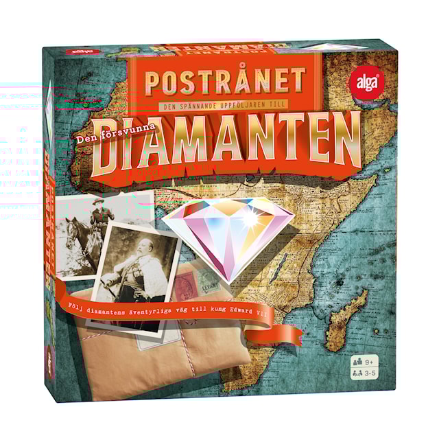 Produktbild 1 för Den försvunna diamanten Postrånet, Alga (SE)