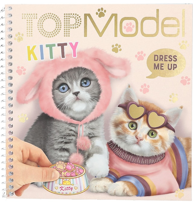 Produktbild 1 för Stickersbok Dress Me Up Kitty TOPModel