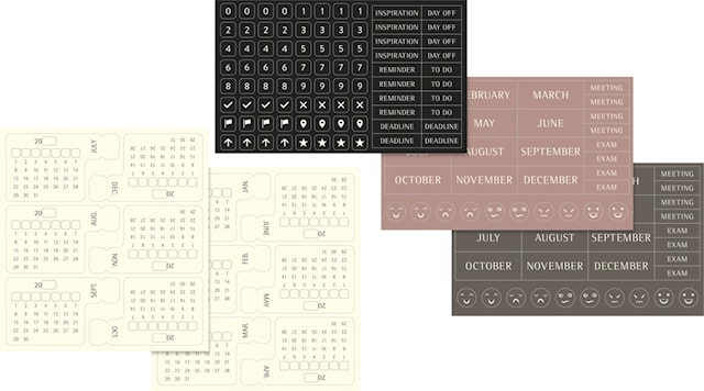 Tuotekuva 3 - Kalenteri Päiväämätön Classic Hard WeekNote Large Musta Moleskine