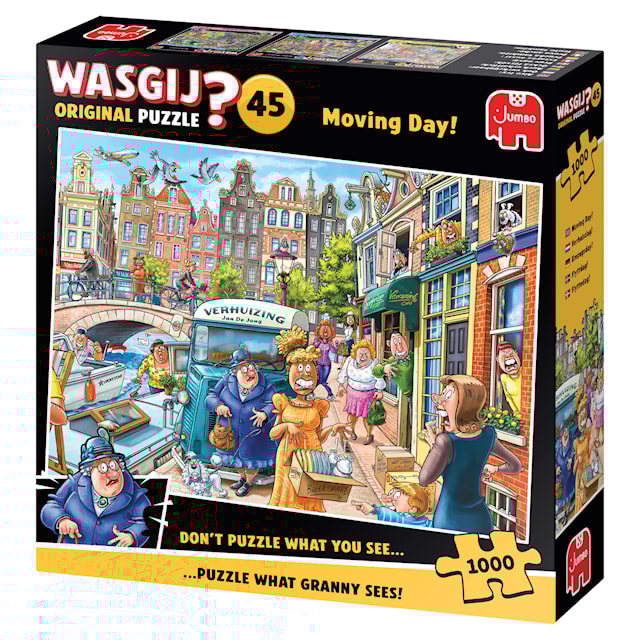 Produktbild 4 för Wasgij Original 45 Moving Day! Pussel 1000 bitar, Jumbo