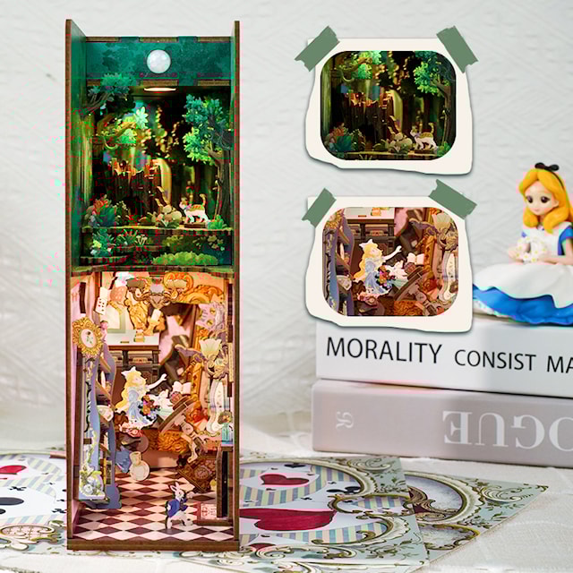 Produktbilde 6 for Book Nook Alice in Wonderland Tonecheer