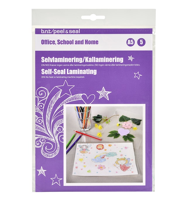 Tuotekuva 1 - Kylmälaminointitaskut A5 5 kpl