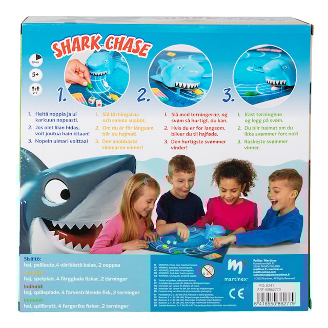 Tuotekuva 2 - Shark Chase lapsille (SV/FI/NO) Peilko