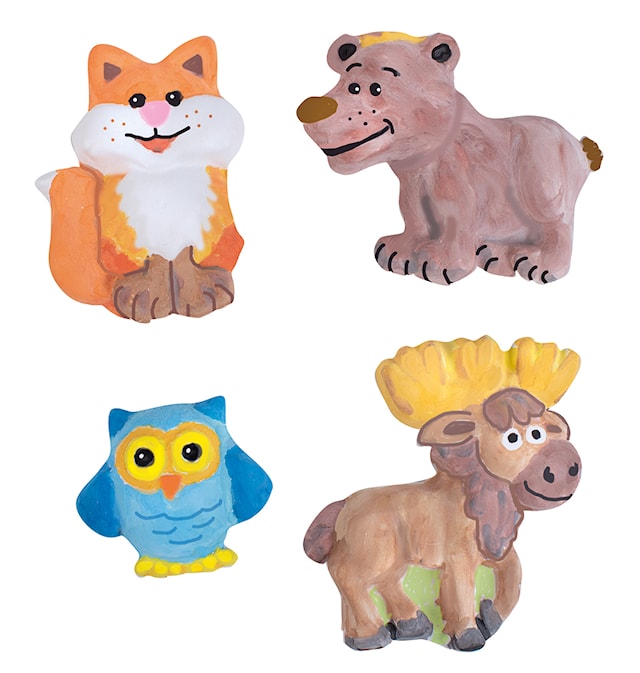 Tuotekuva 2 - Kipsimuotti Metsän eläimet 4 kuviota Playbox