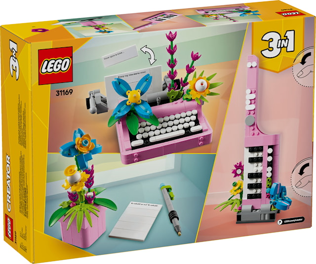 Produktbild 3 för Skrivmaskin med blommor LEGO® Creator (31169)