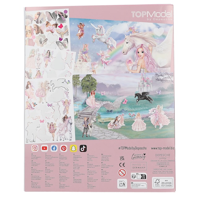 Produktbild 4 för Stickersbok Viva Violet TOPModel