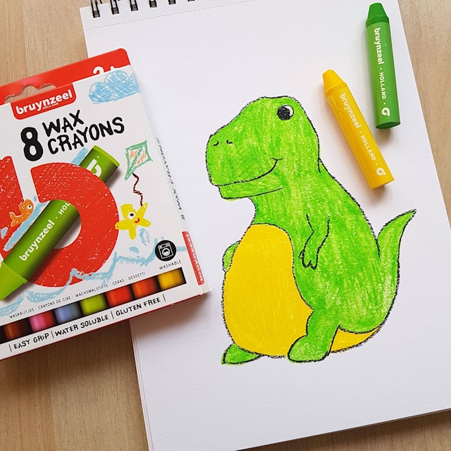 Produktbilde 2 for Vokskritt ekstra tykke fra 2 år 8-pack Bruynzeel