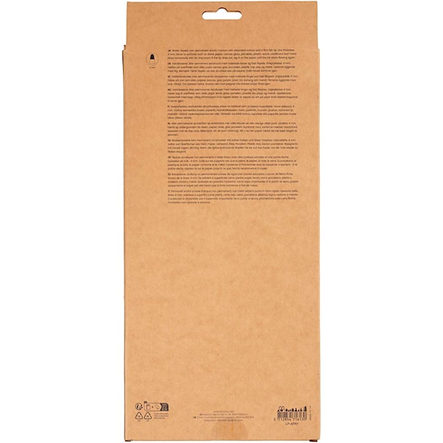 Produktbilde 3 for Kreativ Multi Tusj, strek 4 mm, ass. farger, 24 stk./ 1 pk.