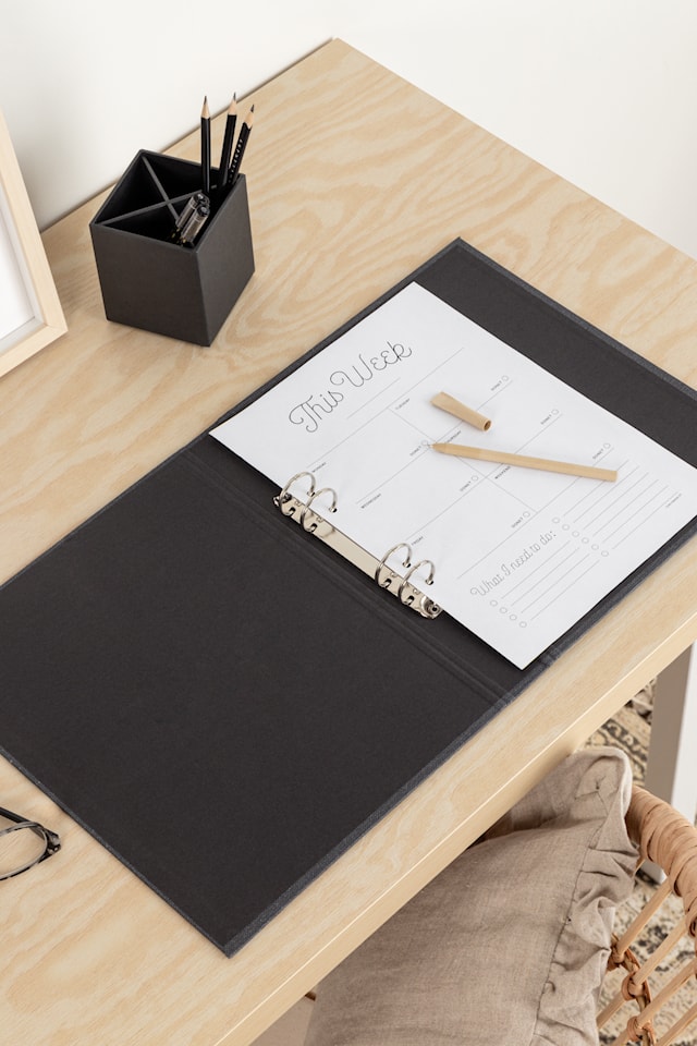 Produktbild 7 för Pärm Ringo A4 Black Bigso Box of Sweden