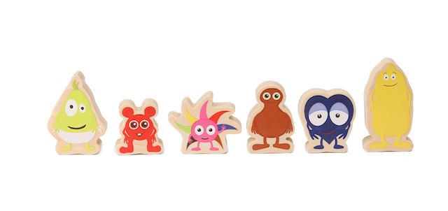 Babblarna Trefigurer 6 Stykker Micki