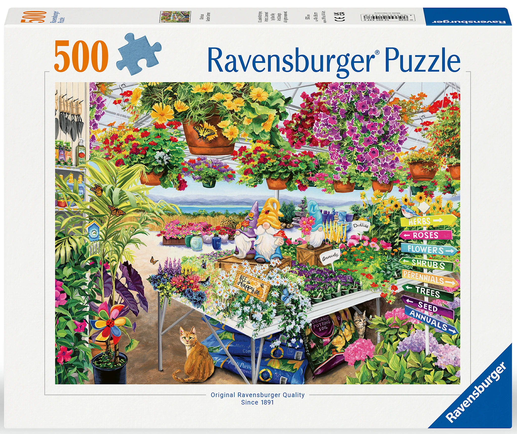 Produktbilde for Glorious Garden Center Puslespill 500 brikker, Ravensburger