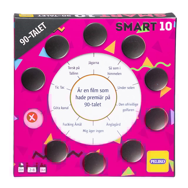 Produktbilde 1 for SMART10 FRÅGEKORT Frågekort 90-Talet (SE)