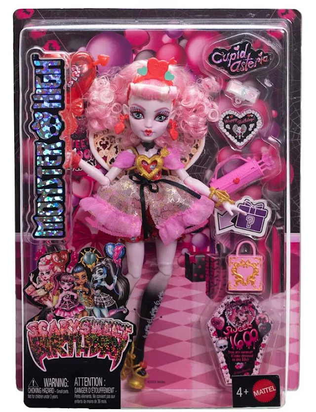 Tuotekuva 5 - Monster High Scary Sweet Birthday Nukke Cupid