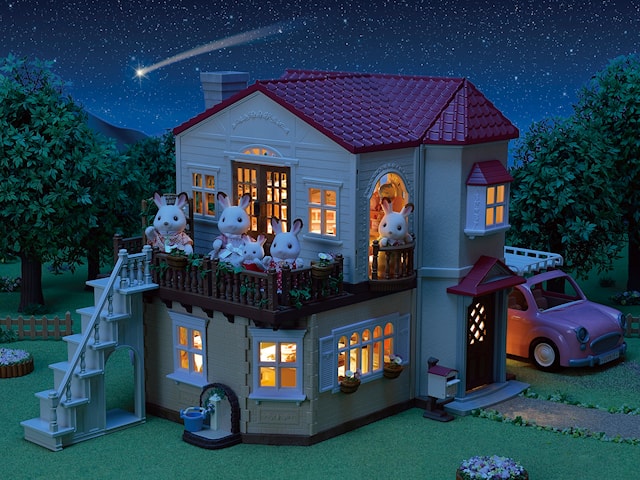 Produktbild 2 för Den nya villan med belysning Sylvanian Families
