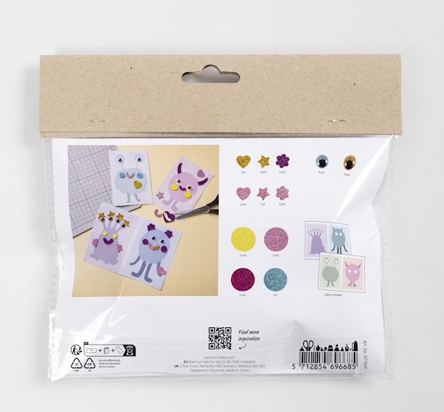 Produktbild 4 för Mini DIY Kit - Monster, Creativ Company
