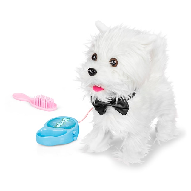 Produktbild 2 för Animigos Walking Westie Interaktiv Terrierhund