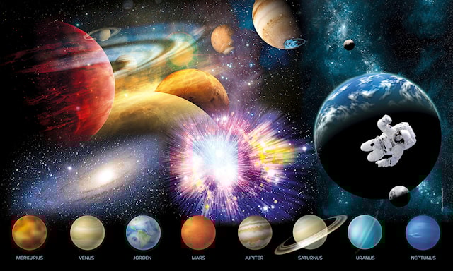 Produktbilde 2 for Puslespill Verdensrommet 100 brikker, Kärnan