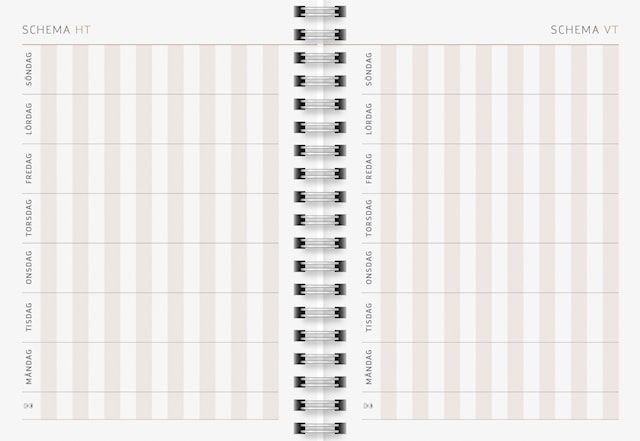 Produktbild 4 för Kalender A6 Black Marble 2026 Almanacksförlaget