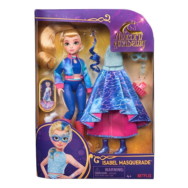 Produktbilde 4 for Unicorn Academy Fashion Doll Isabel Masquerade 24 cm