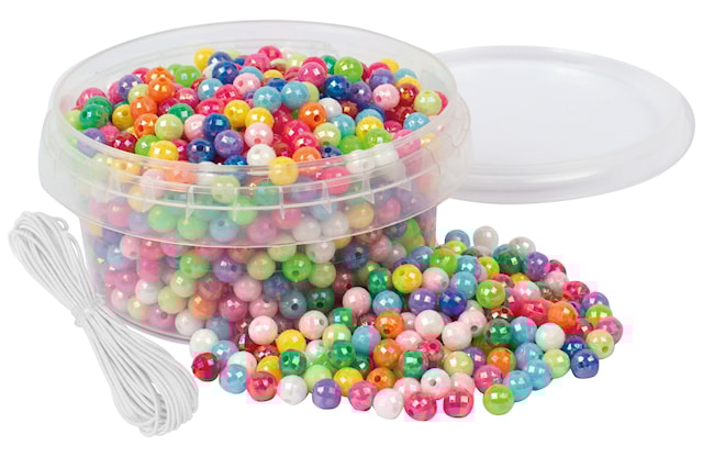 Produktbilde 1 for Perler I Boks, Krystaller Ø 6 mm, 700 stk Playbox