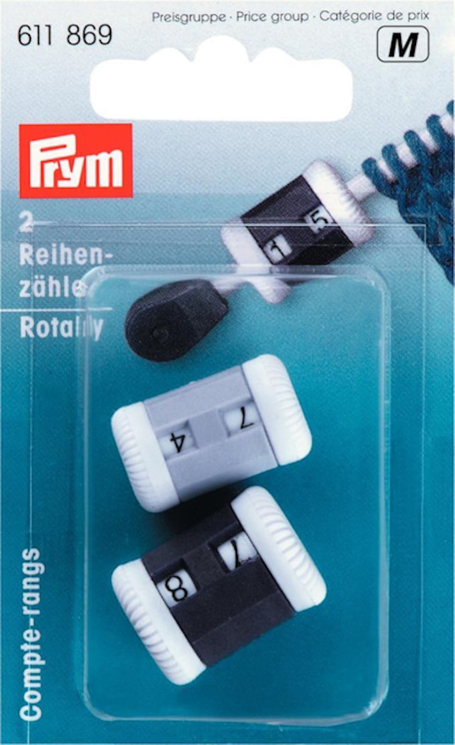 Varvräknare small - large 2 st Prym