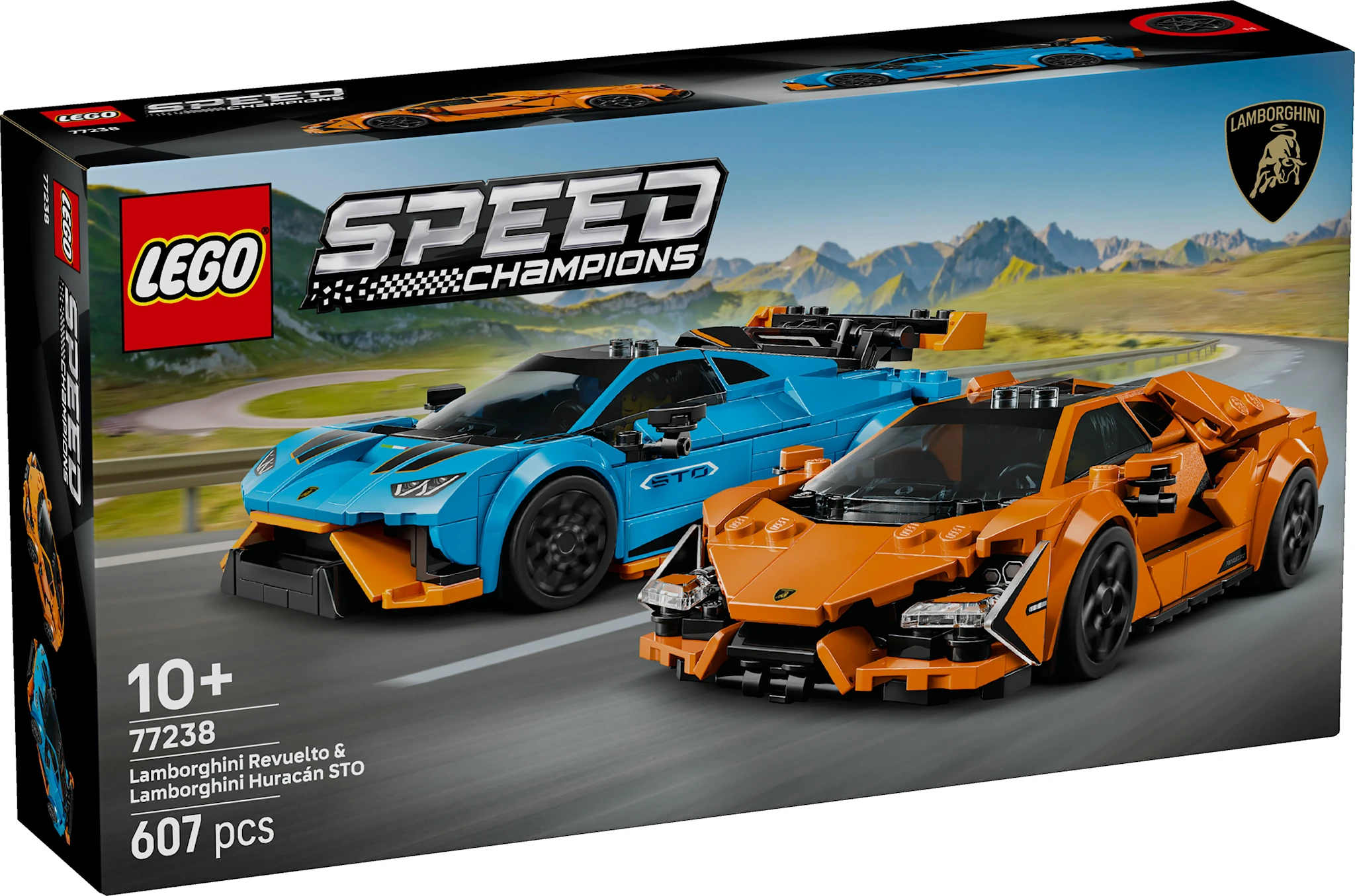 Tuotekuva ille Lamborghini Revuelto ja Huracán STO LEGO® Speed Champions (77238)