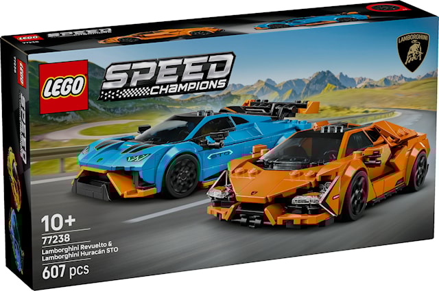 Produktbild 1 för Lamborghini Revuelto & Huracán STO LEGO® Speed Champions (77238)