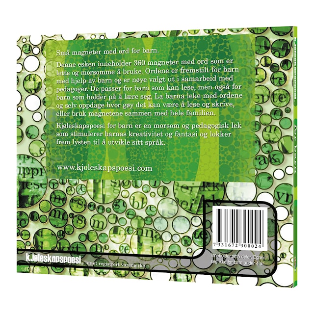 Produktbilde 2 for Spill Kjøleskapsposi For barn (NO)